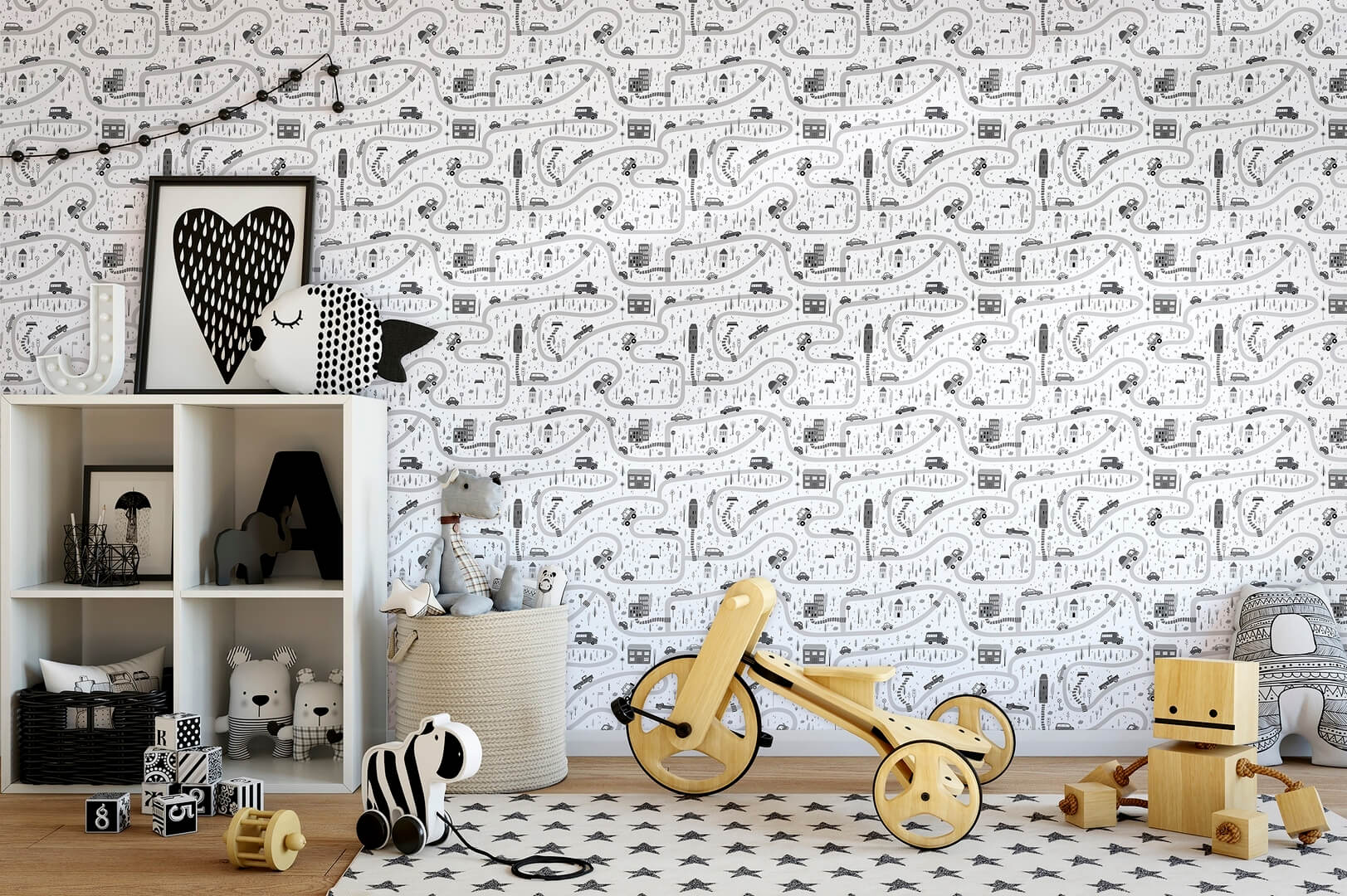 Tapeta samochody Marburg 45846 Kids Walls Little Adventures