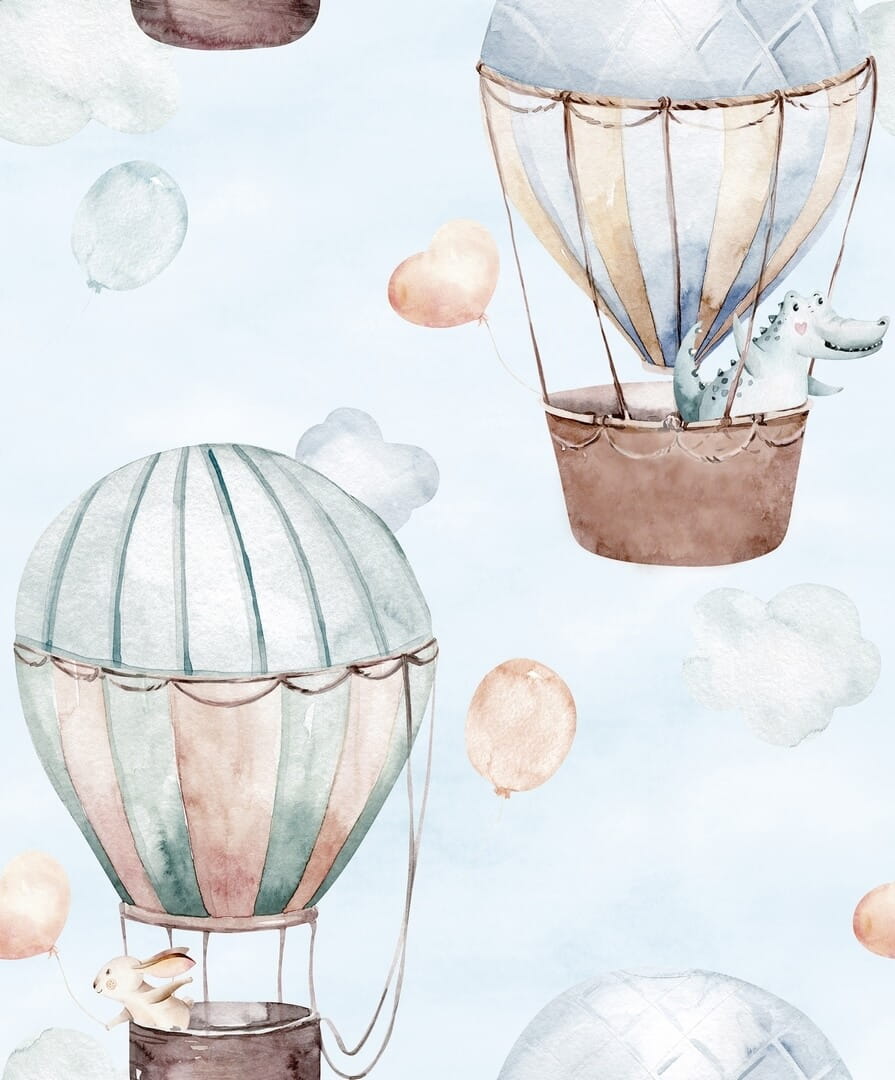 Tapeta balony i zwierzęta Marburg 45863 Kids Walls Little Adventures