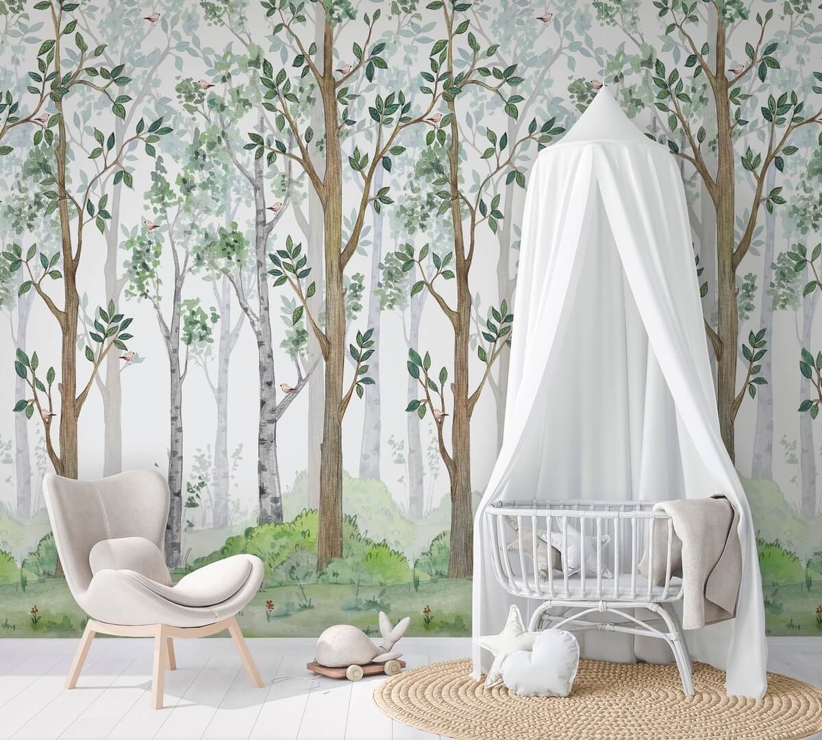 Mural las drzewa Marburg 45869 Kids Walls Little Adventures