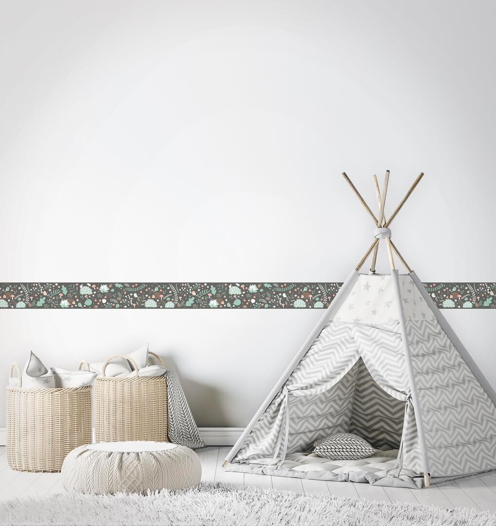 Border zwierzęta leśne Marburg 45871 Kids Walls Little Adventures