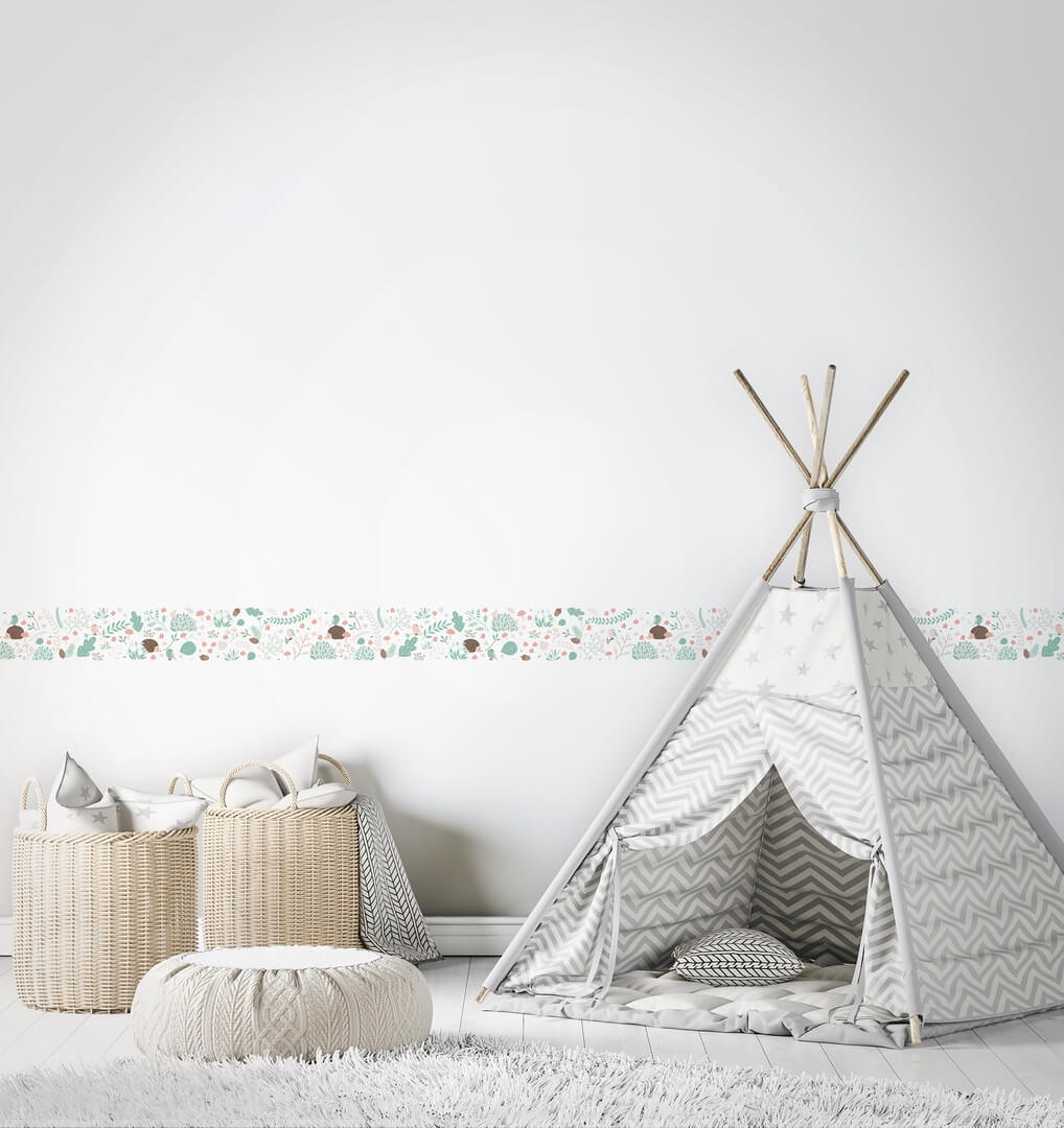 Border zwierzęta leśne Marburg 45873 Kids Walls Little Adventures