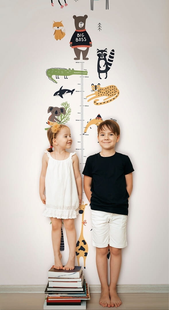 Miarka wzrostu ze zwierzętami Marburg 45877 Kids Walls Little Adventures