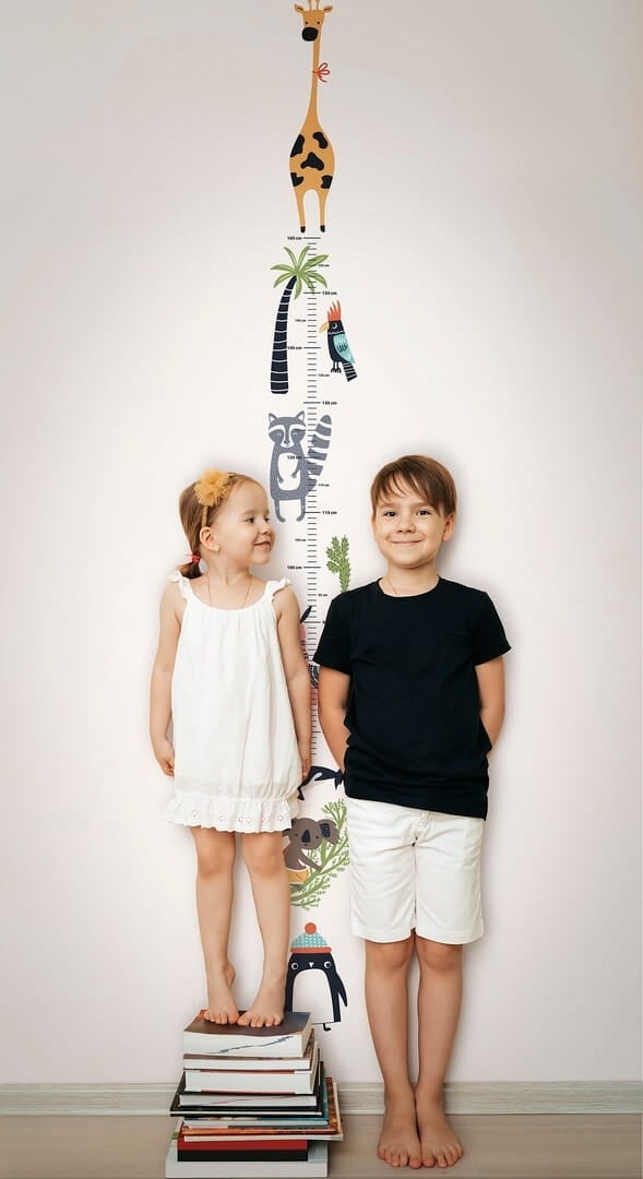 Miarka wzrostu ze zwierzętami Marburg 45878 Kids Walls Little Adventures