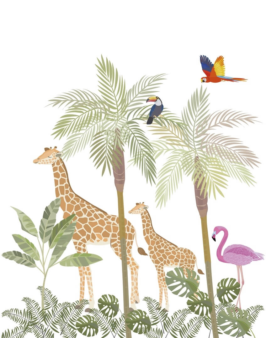 Mural tropikalny Marburg 45884 Kids Walls Little Adventures