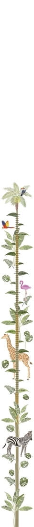Miarka wzrostu tropikalna Marburg 45885 Kids Walls Little Adventures