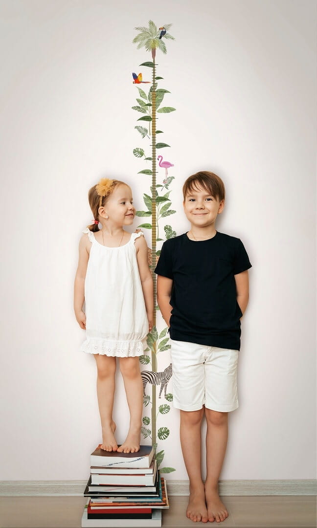 Miarka wzrostu tropikalna Marburg 45885 Kids Walls Little Adventures