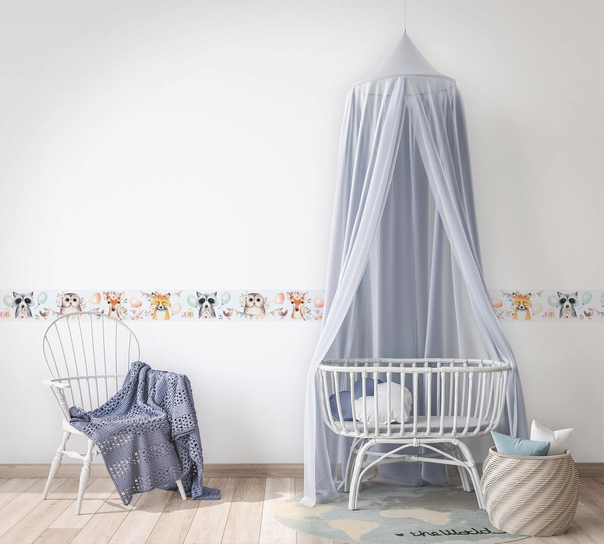 Border leśne zwierzęta Marburg 45893 Kids Walls Little Adventures