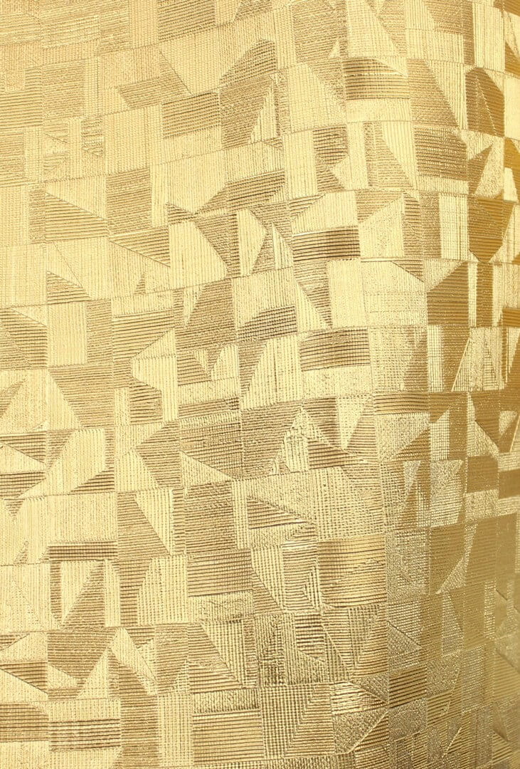 Tapeta mozaika złota folia metaliczna Casamance 75740202 Veladero Textures Metalliques