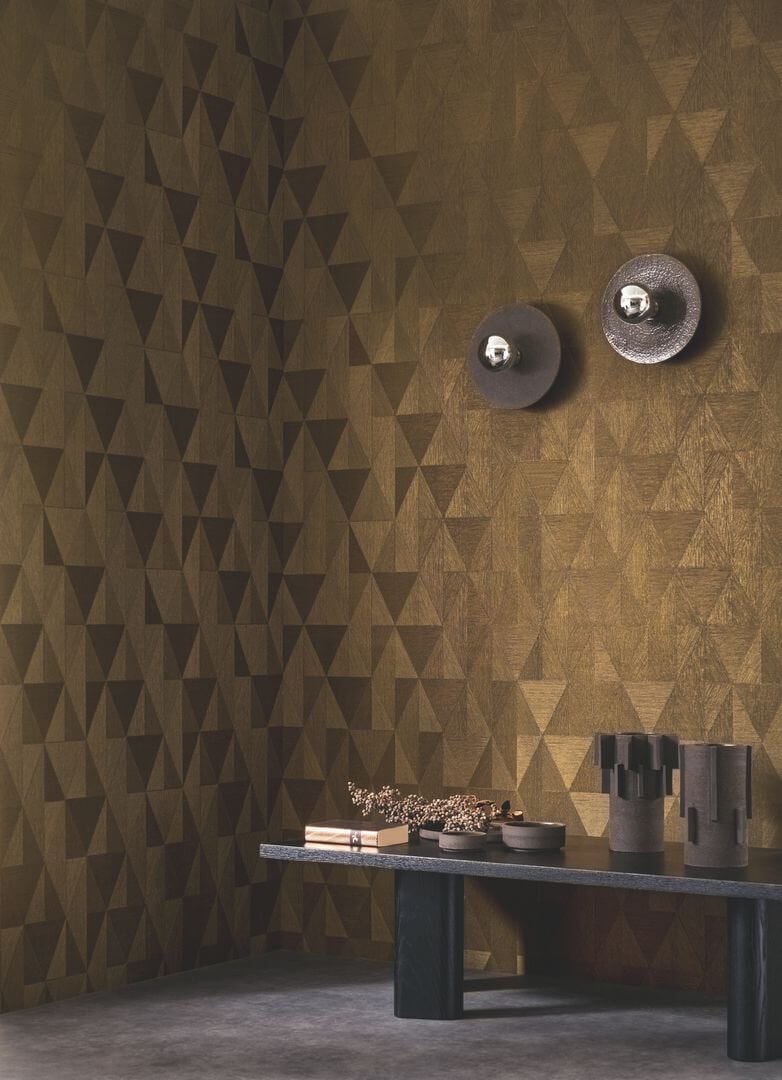 Tapeta geometryczna romby Casamance 75770712 Parangon Textures Metalliques
