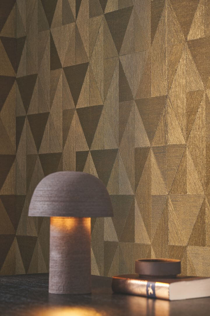 Tapeta geometryczna romby Casamance 75771120 Parangon Textures Metalliques