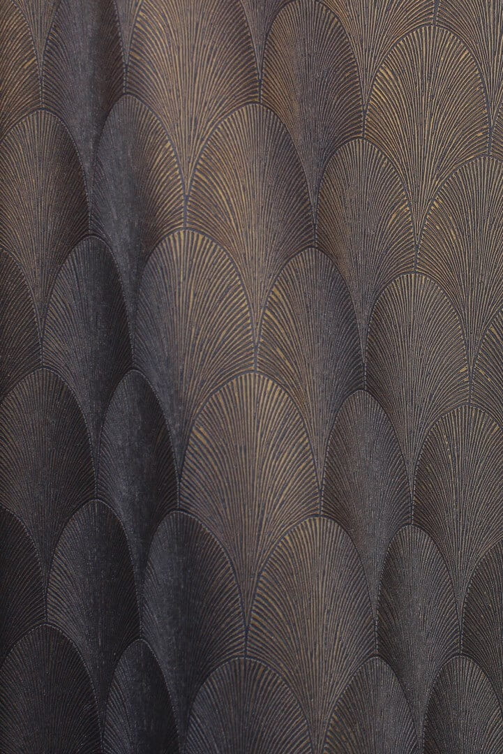 Tapeta artdecowskie łuki Casamance 75781936 Tourmaline Textures Metalliques