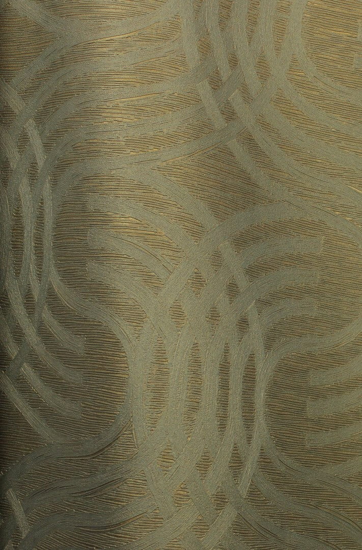 Tapeta zaokrąglone linie Casamance 75792548 Auraria Textures Metalliques