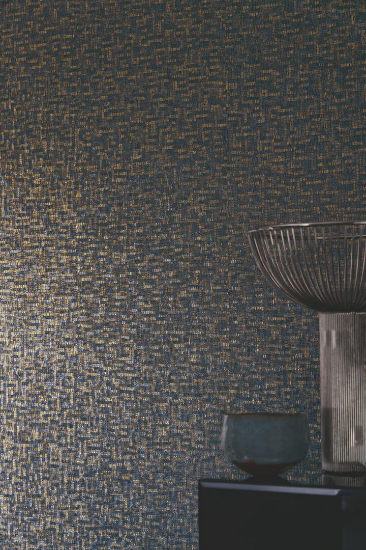 Tapeta drobna mozaika Casamance B75042762 Tessela Textures Metalliques