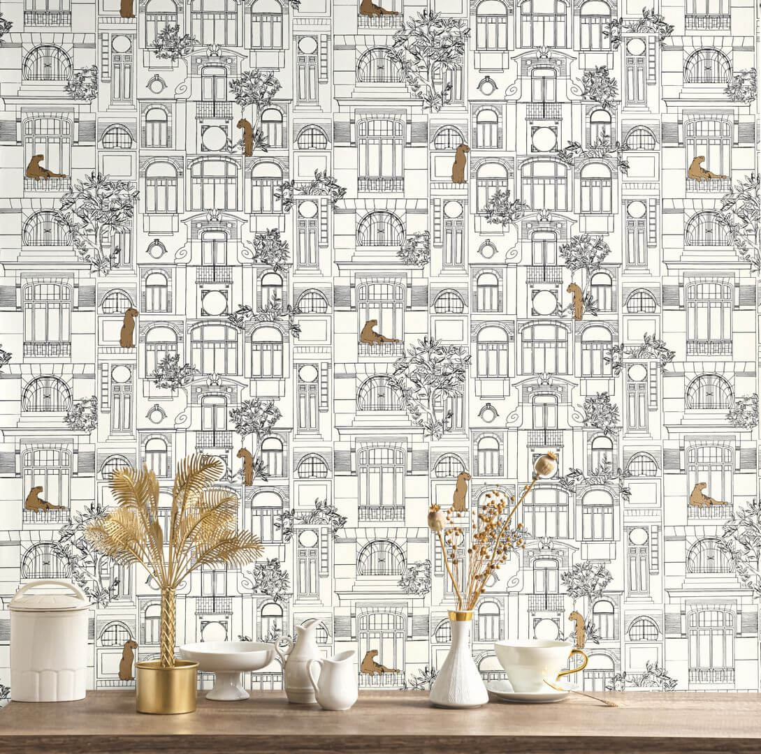 Tapeta architektura w stylu Art Deco Caselio GAG 103786286 James Golden Age