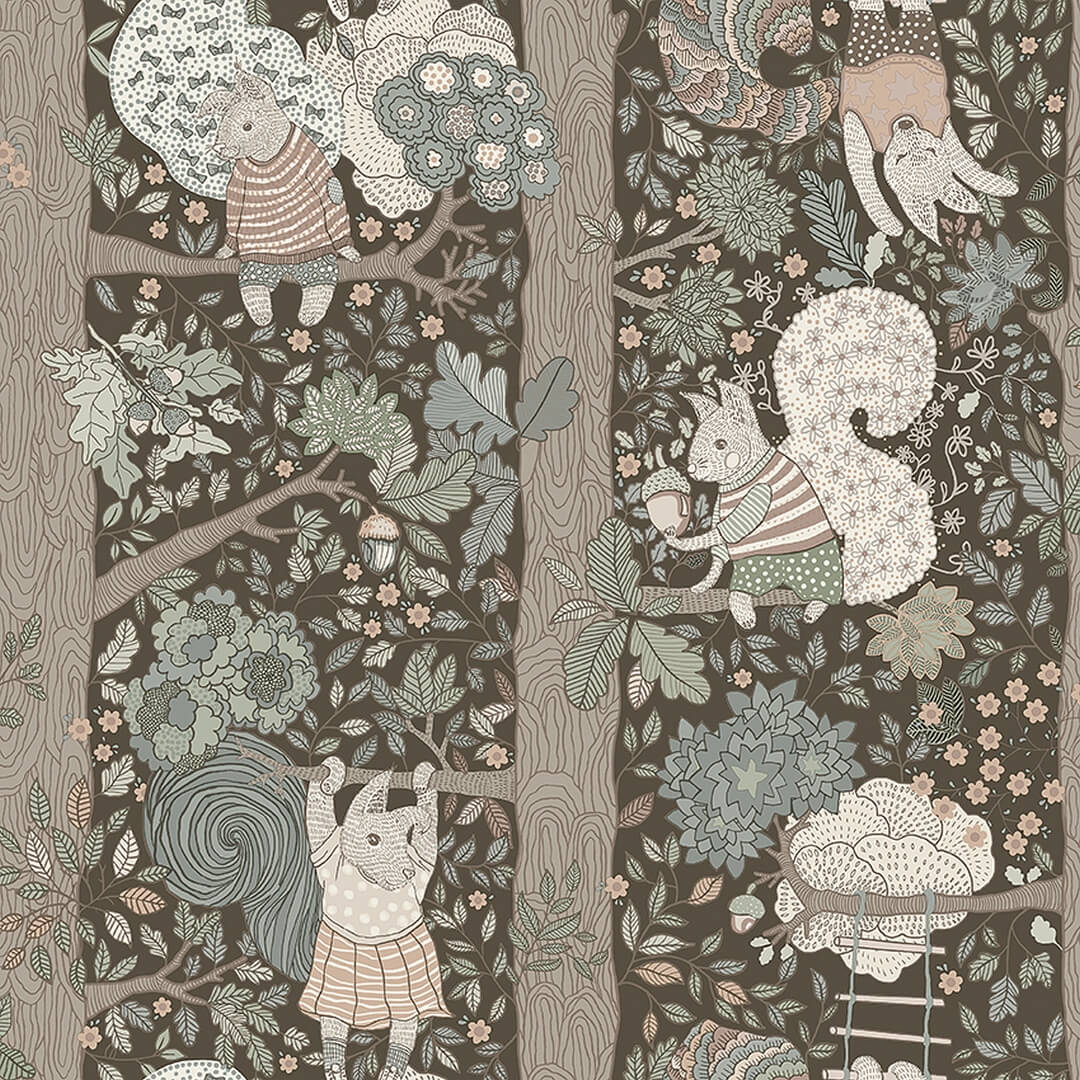 Tapeta wiewiórki Boras Tapeter 6290 Charlie Scandinavian Designers Mini