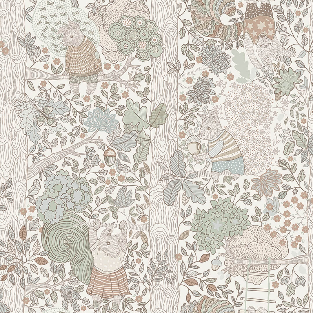 Tapeta wiewiórki Boras Tapeter 6291 Charlie Scandinavian Designers Mini
