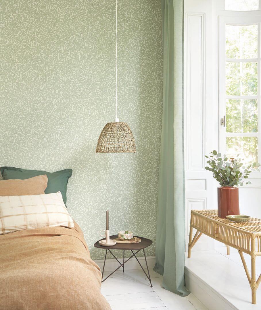 Tapeta liście bambusa Casadeco BALI 88172539 Bambu Bali