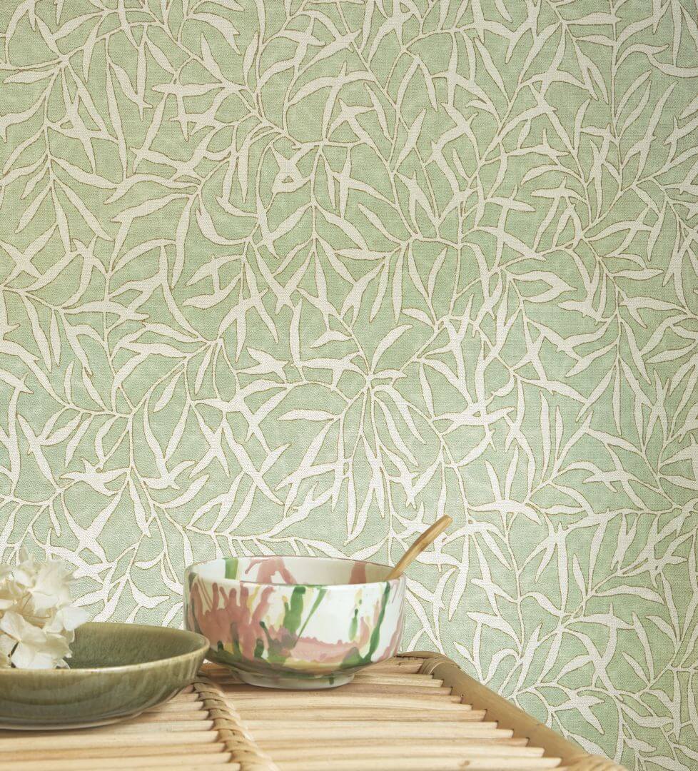 Tapeta liście bambusa Casadeco BALI 88172539 Bambu Bali