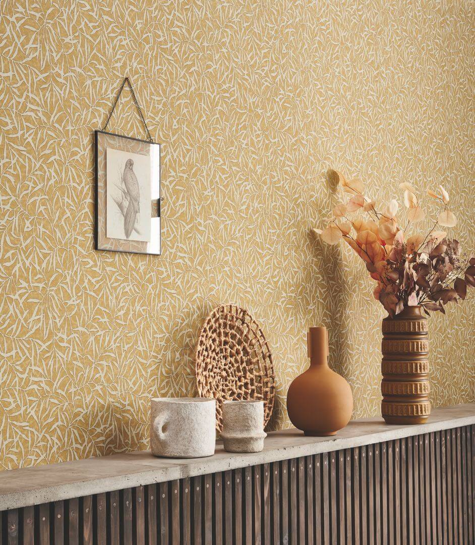 Tapeta liście bambusa Casadeco BALI 88177926 Bambu Bali