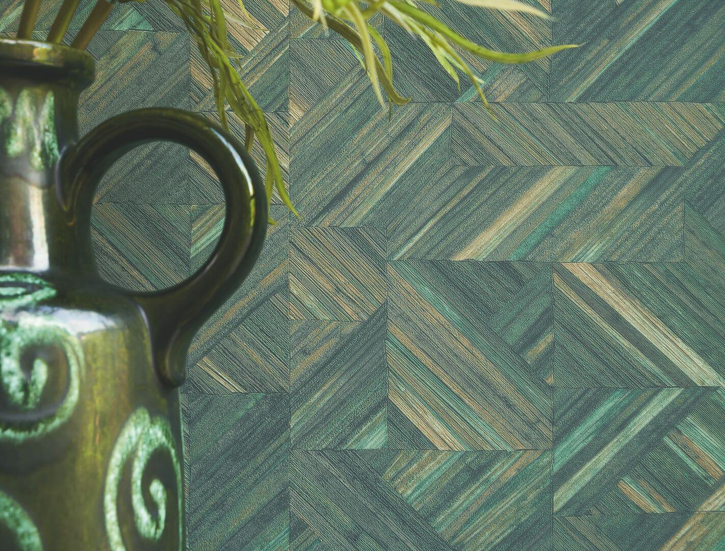 Tapeta jak tkana słoma Casadeco BALI 88187832 Paille Bali