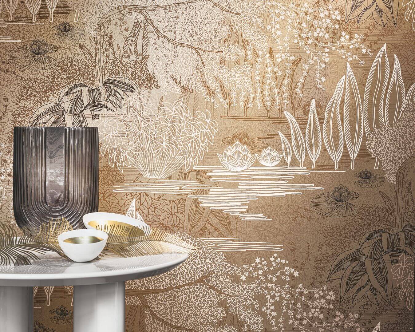 Tapeta wodny ogród Casamance 75680406 Jasmin Square Jasmin
