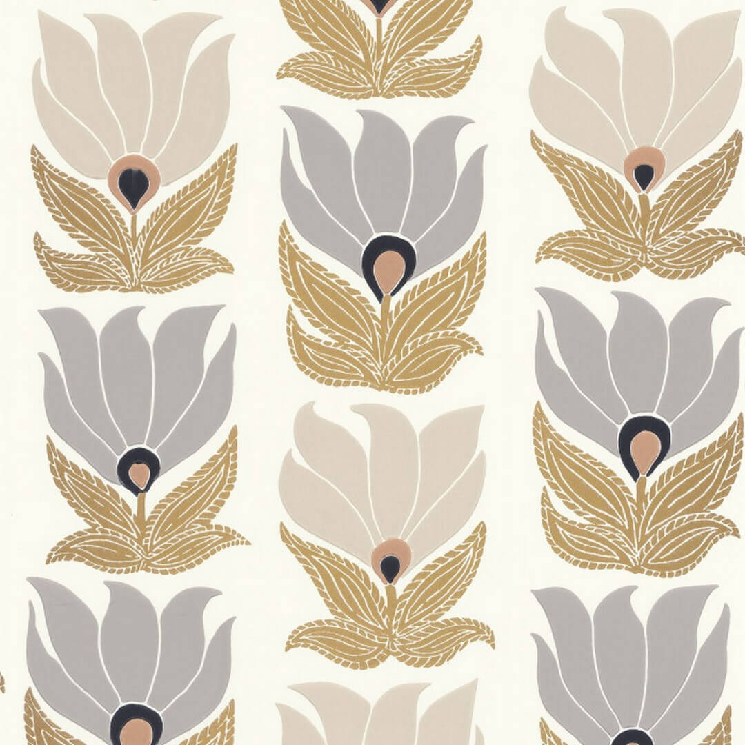 Tapeta kwiaty Casamance 75690610 Dauphine Square Jasmin