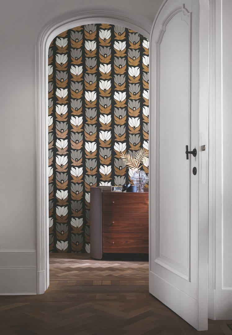Tapeta kwiaty Casamance 75690814 Dauphine Square Jasmin