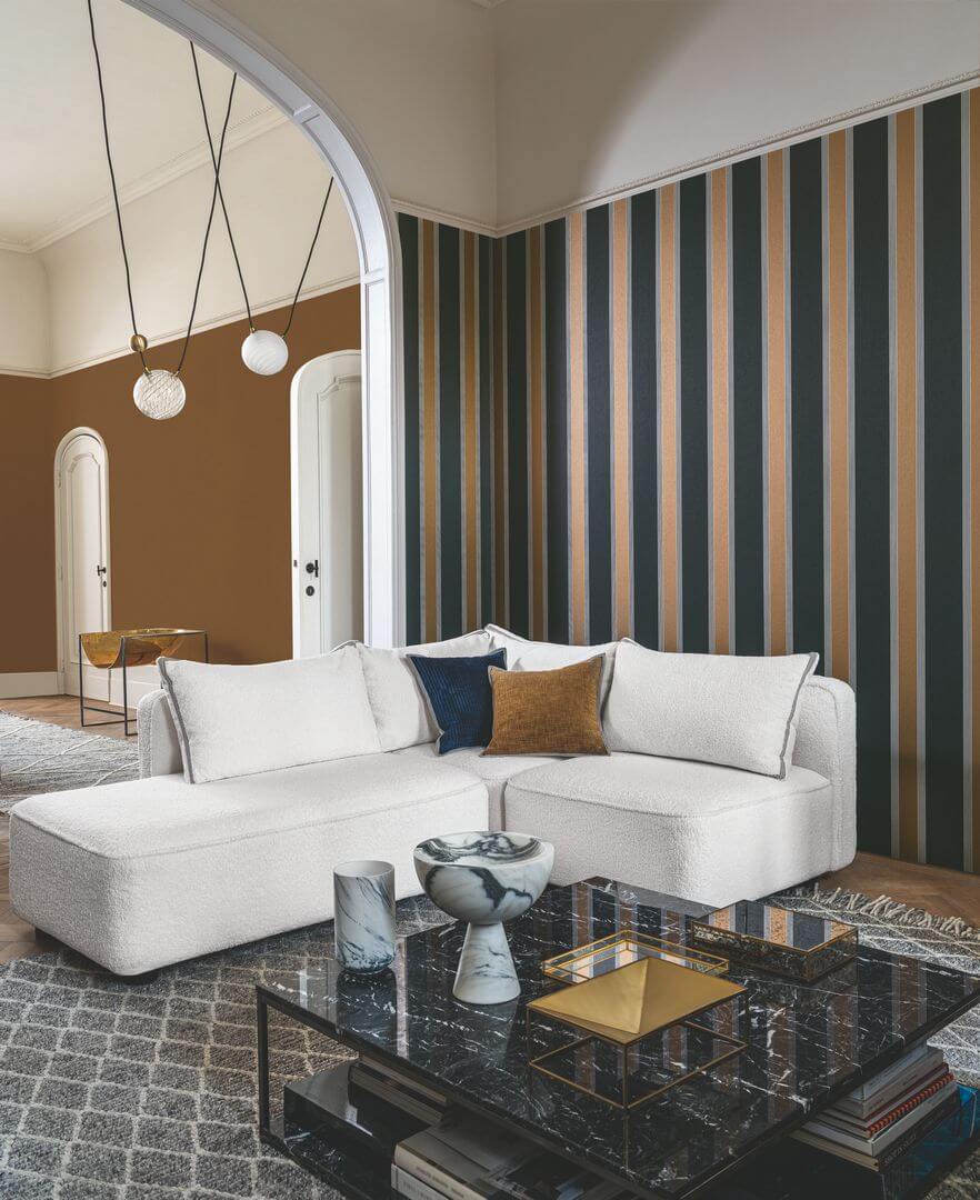 Tapeta pasy Casamance 75712344 Auteuil Square Jasmin