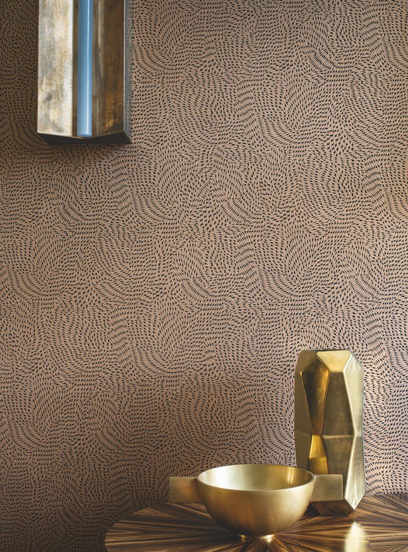 Tapeta drobne geometryczne wzory Casamance 75722650 Passy Square Jasmin