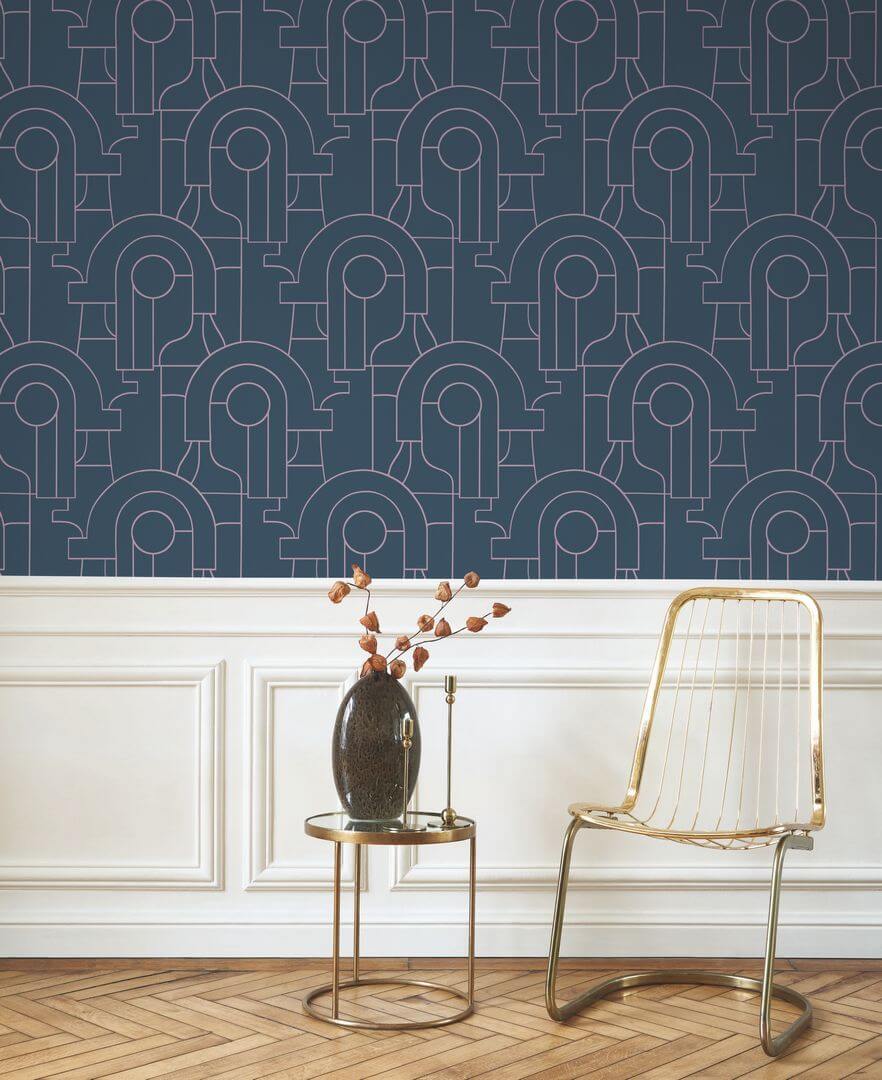 Tapeta artystyczne linie Casadeco CONI 88412519 Arty Iconic