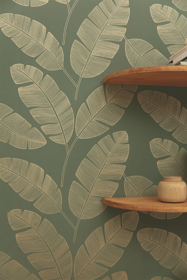 Tapeta bananowiec Caselio GCO 101107251 Banana Tree Green & Co