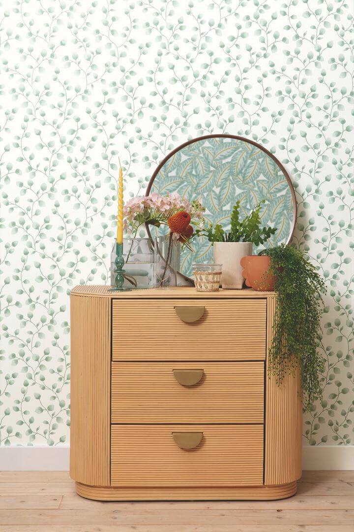Tapeta liście eukaliptusa Caselio GCO 103867129 Melbourne Green & Co