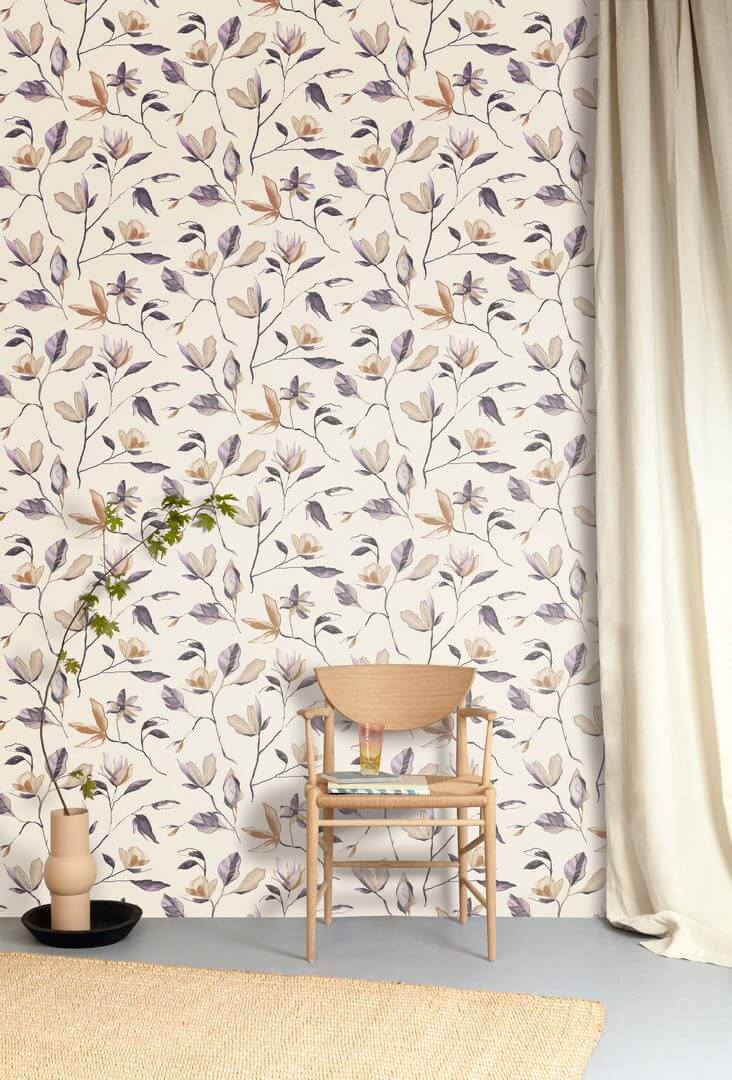 Tapeta kwiaty magnolii Khroma ZEN006 Blooming Zen