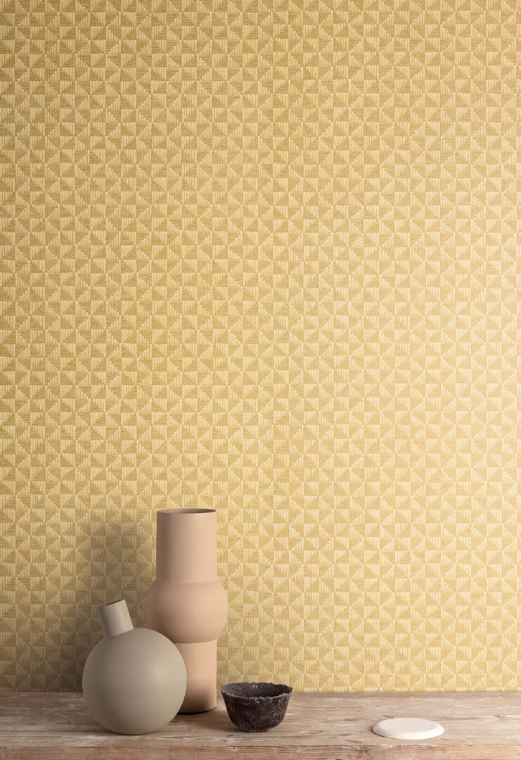 Tapeta geometryczna plecionka Khroma ZEN308 Cora Zen
