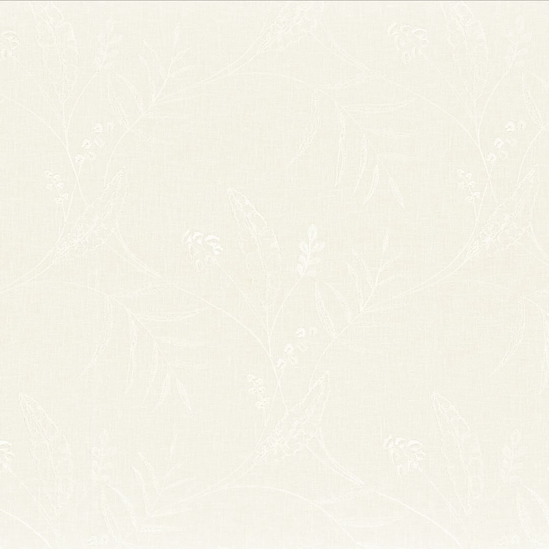 Tkanina Woal z roślinnym wzorem Camengo 48810108 Sisteron Sheer Alpilles - 282 cm szer.