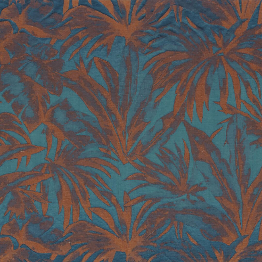 Tkanina z roślinnym motywem Casamance 49740420 Maravilla Voyage Imaginaire