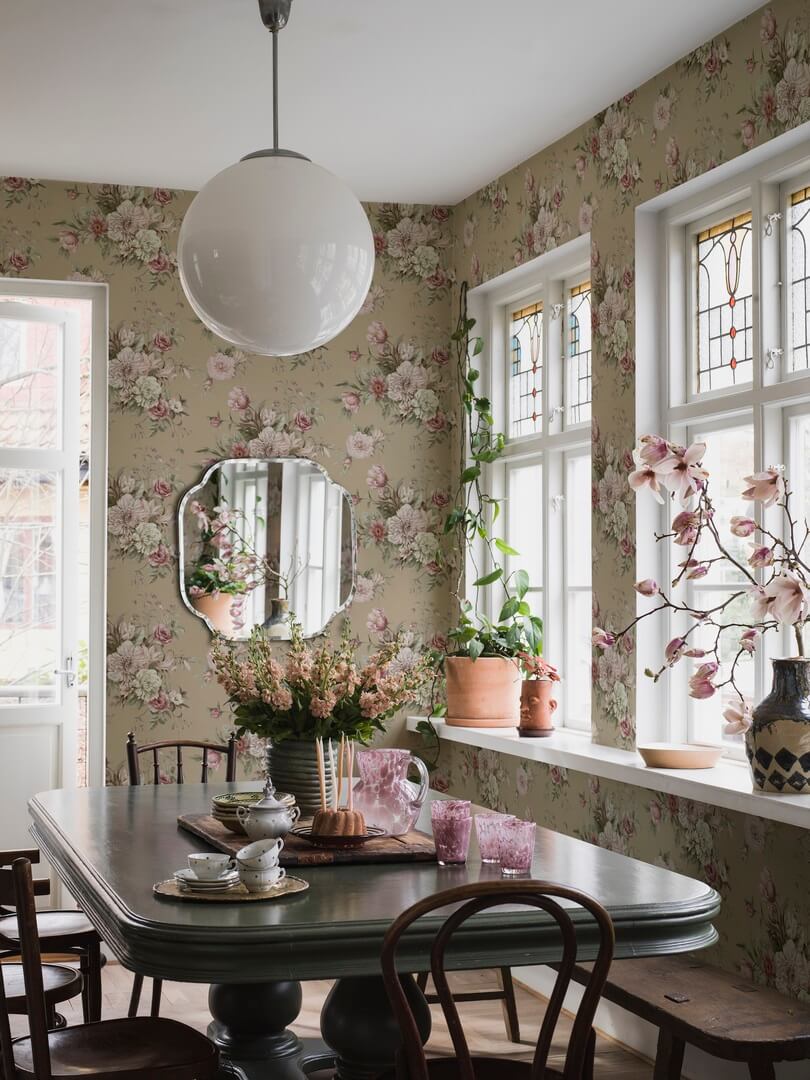 Tapeta bukiety kwiatów Boras Tapeter Floral Charm 4250 Dreamy Escape