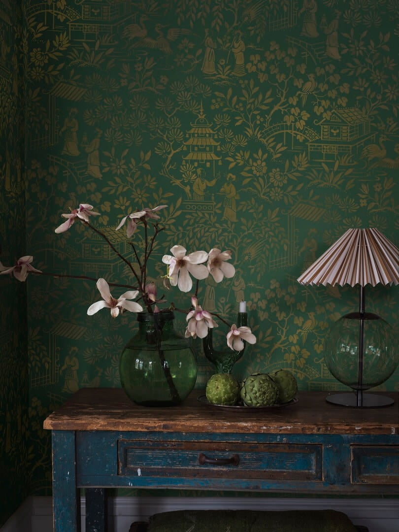 Tapeta orientalny ogród Boras Tapeter Oriental Garden 4271 Dreamy Escape