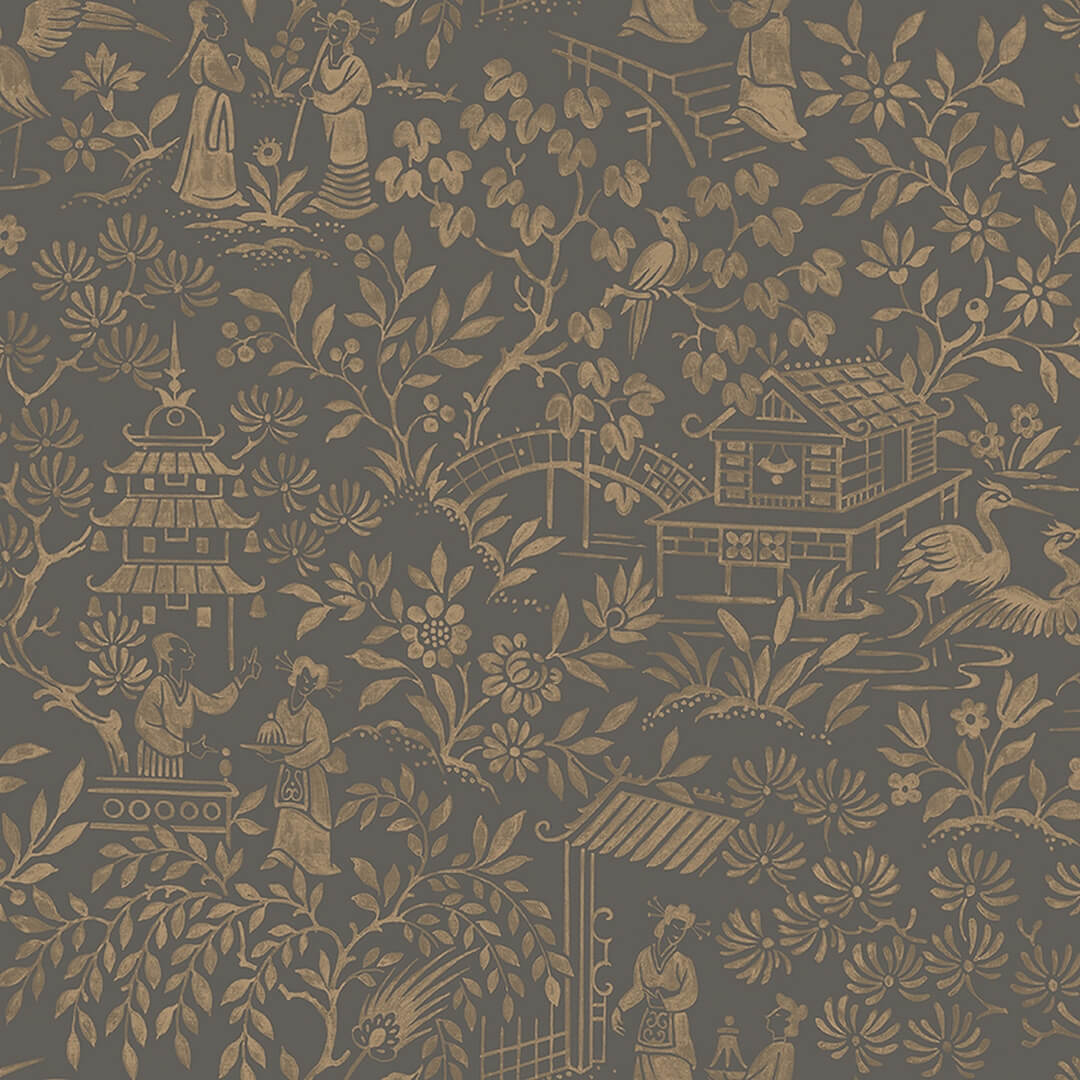 Tapeta orientalny ogród Boras Tapeter Oriental Garden 4272 Dreamy Escape