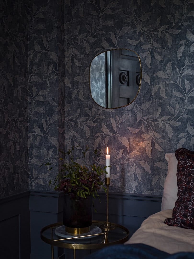 Tapeta liście Boras Tapeter Rosewood Night 1904 Dreamy Escape