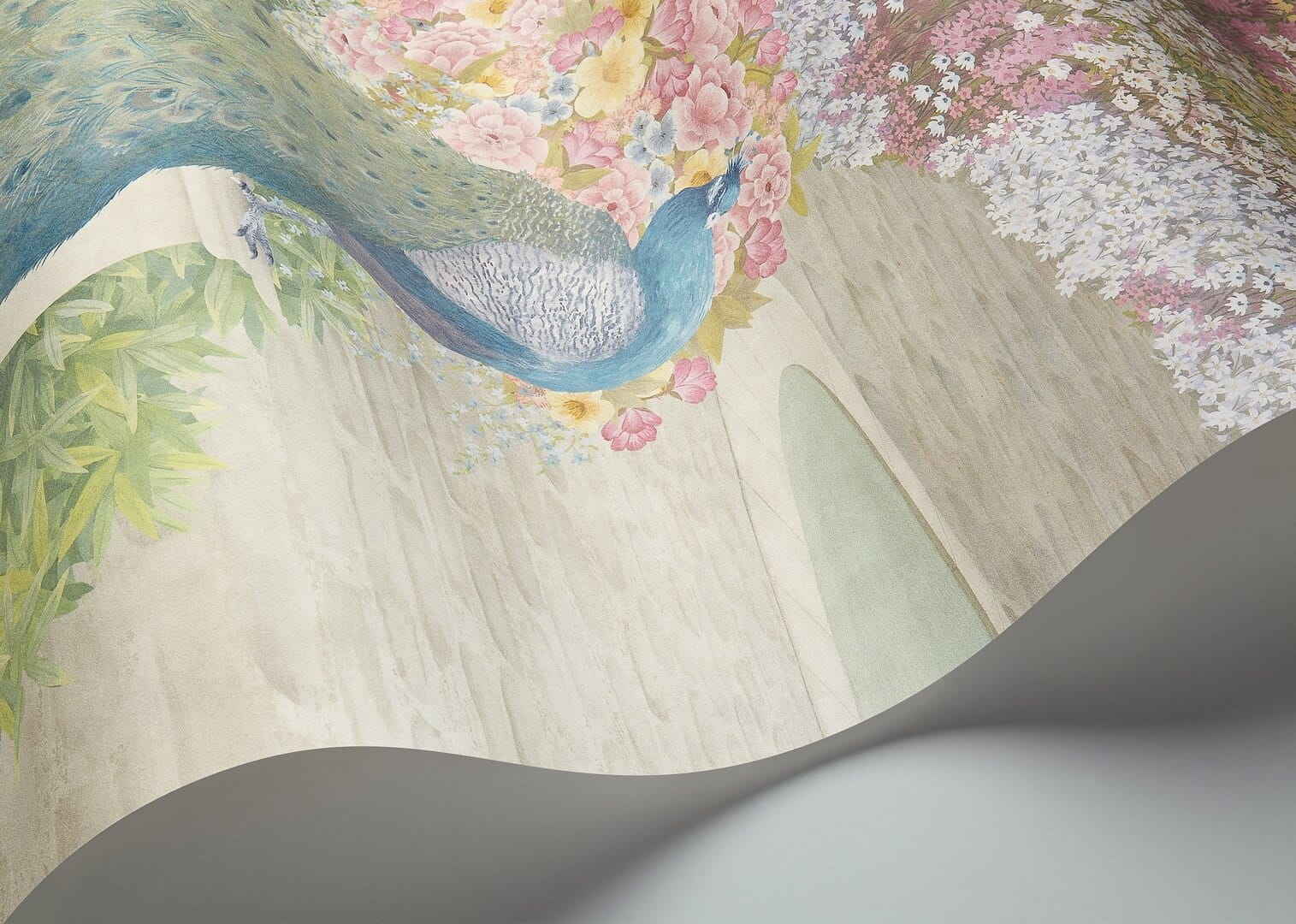 Mural krajobraz angielskiego ogrodu Cole & Son Idyll 120/1001 The Gardens (zestaw 2 rolek)