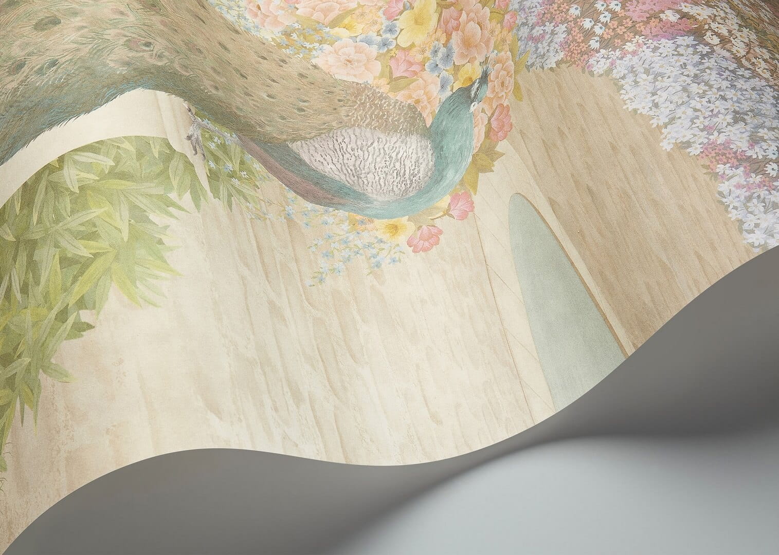 Mural krajobraz angielskiego ogrodu Cole & Son Idyll 120/1004 The Gardens (zestaw 2 rolek)