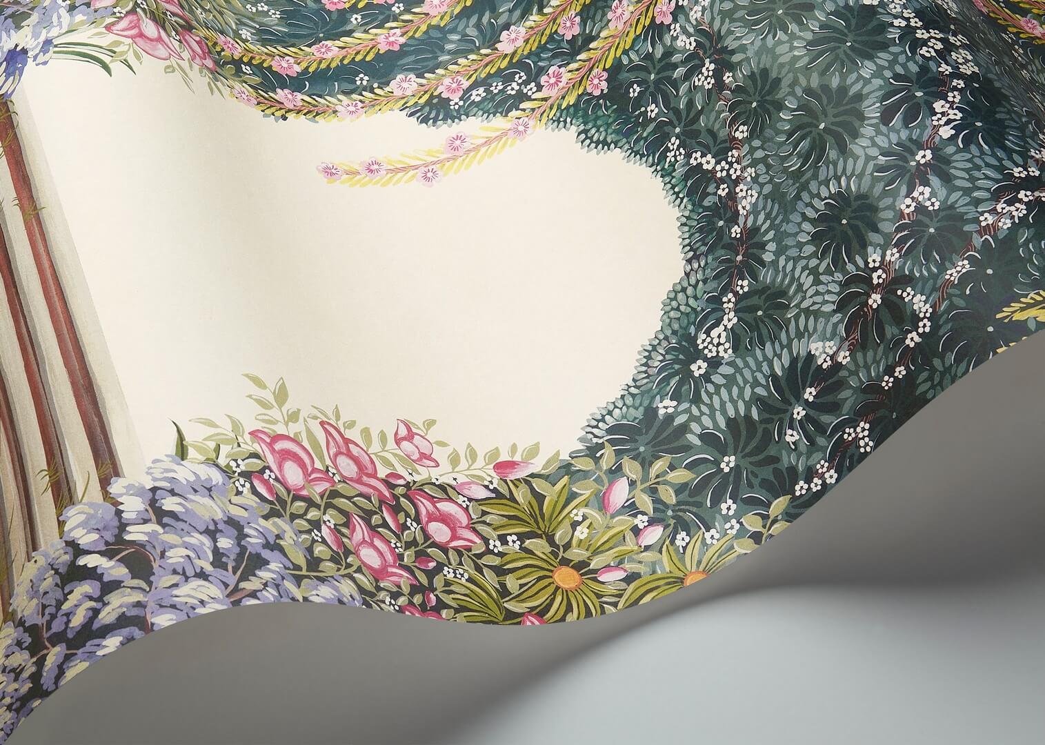 Mural botaniczny ogród Cole & Son Reverie 120/4011 The Gardens (zestaw 2 rolek)