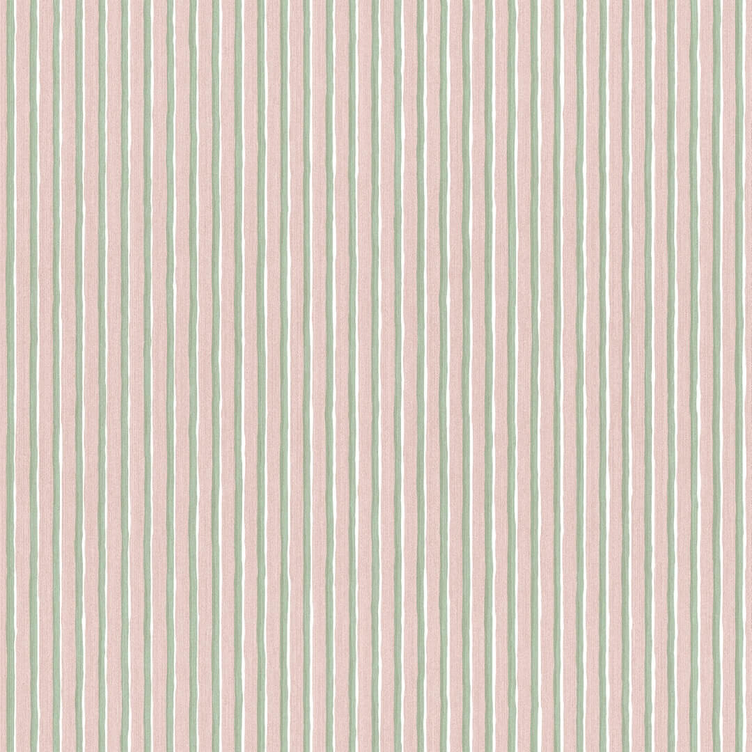 Tapeta paski Sandberg S10140 Brita Pink Huset i Solen