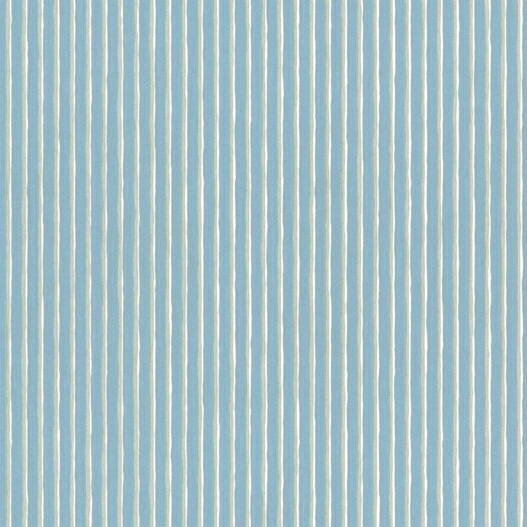 Tapeta paski Sandberg S10143 Brita Sky Blue Huset i Solen