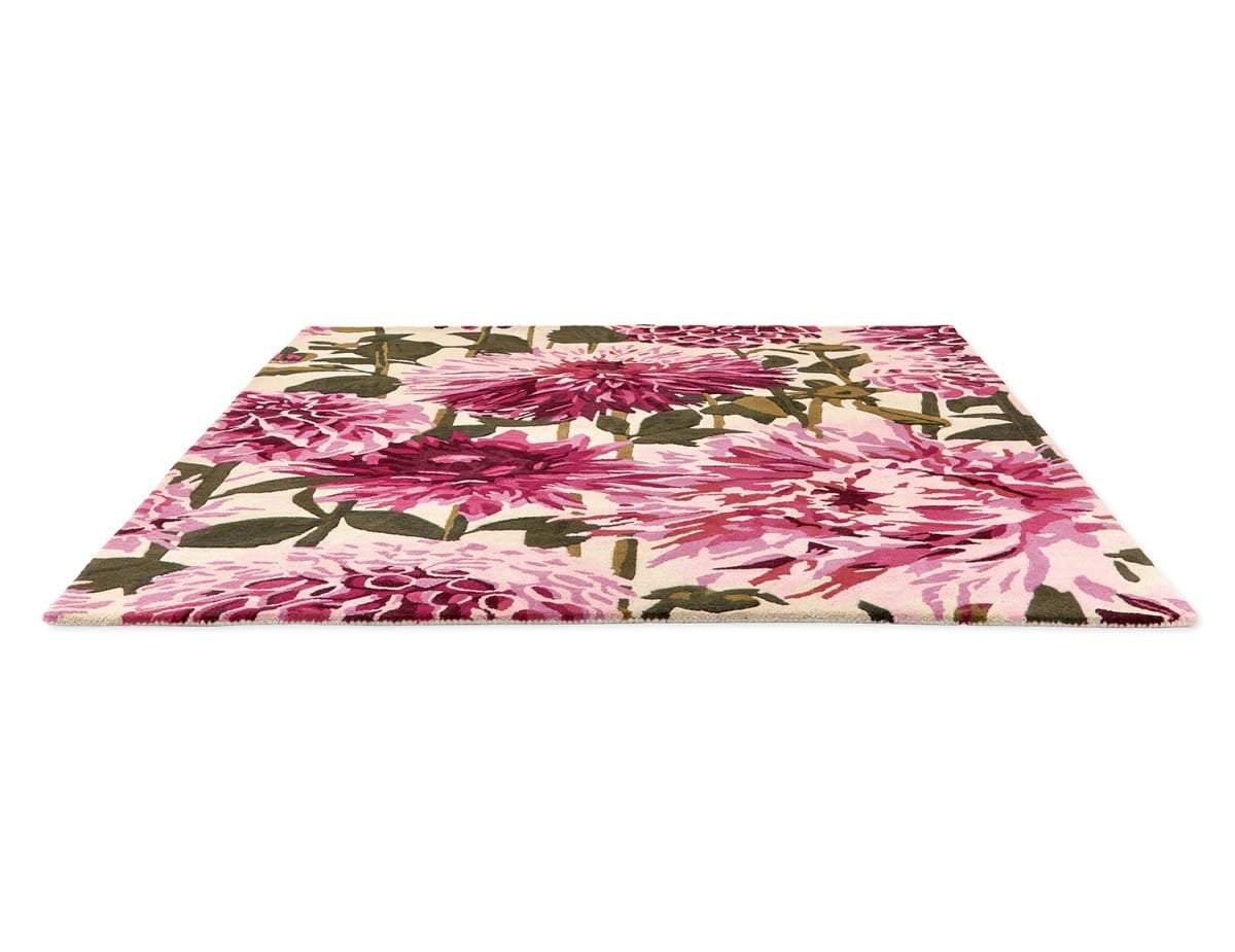 Dywan w kwiaty dalii Harlequin DAHLIA FUCHSIA PALM 142402