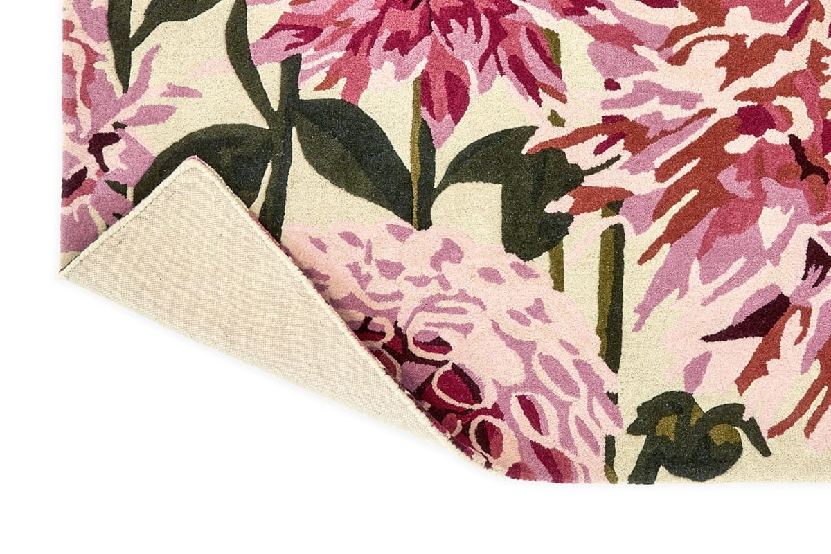 Dywan w kwiaty dalii Harlequin DAHLIA FUCHSIA PALM 142402