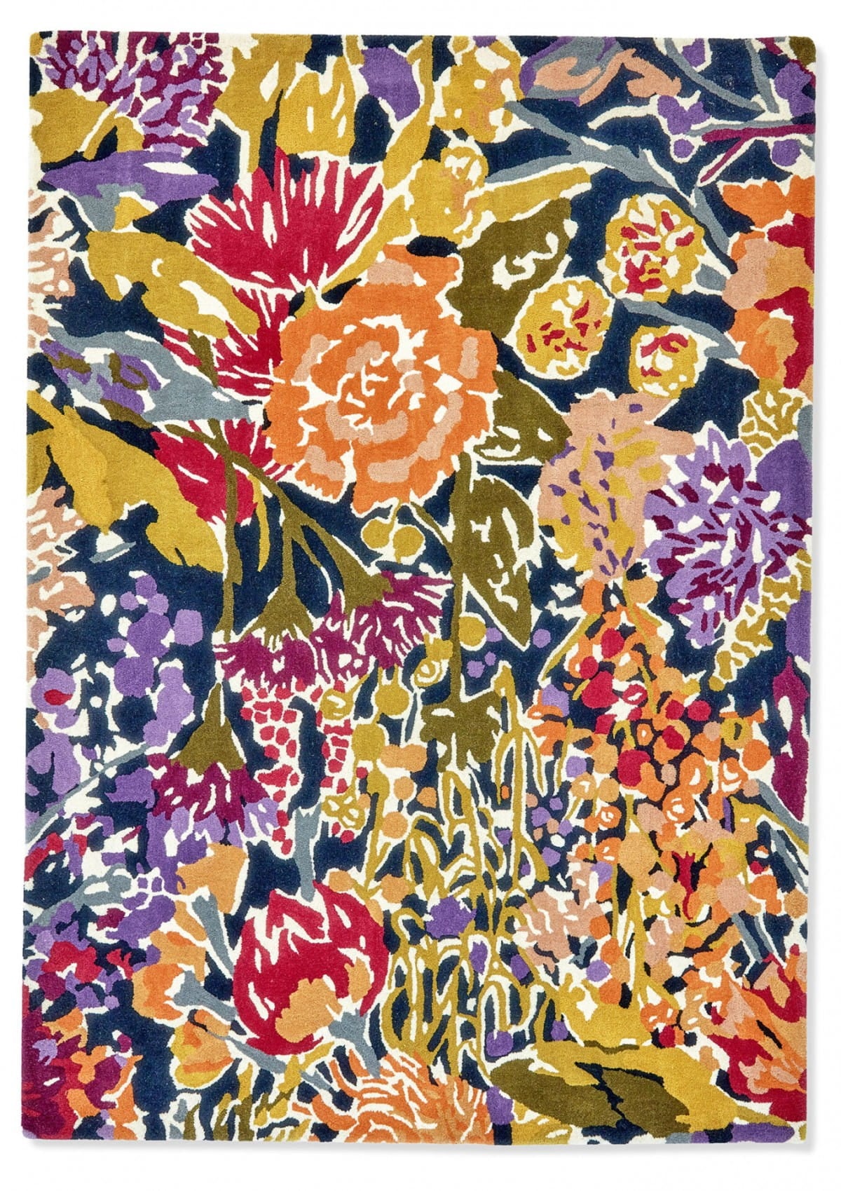 Dywan w kwiaty Harlequin SANGUINE AUBERGINE 143205