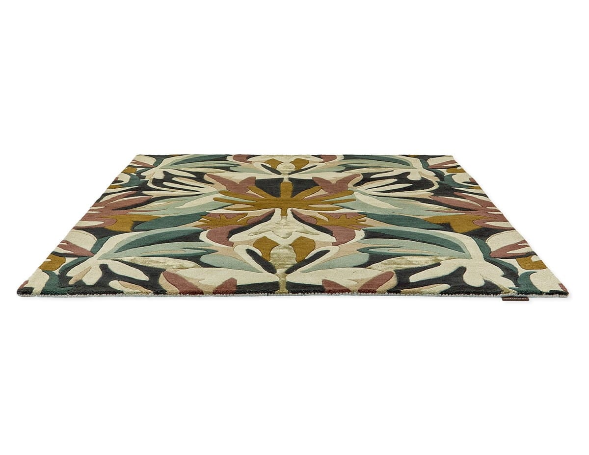 Dywan z nowoczesnym adamaszkiem Harlequin MELORA HEMPSEED EXHALE GOLD 142701