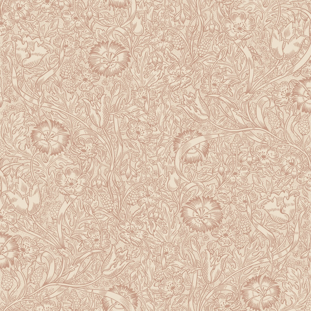 Tapeta botaniczna Sandberg S10211 Caroline Terracotta Villa Dalaro II